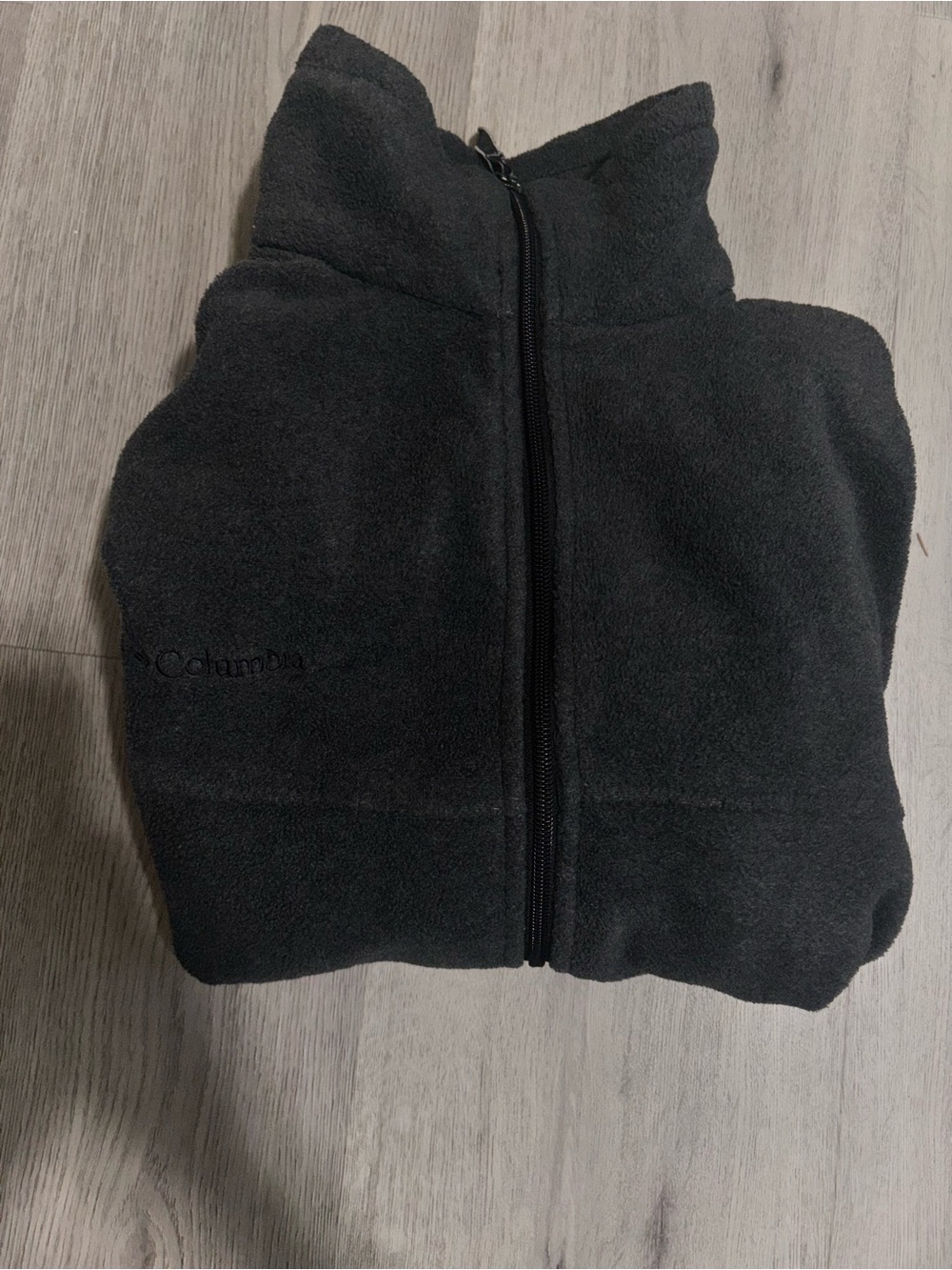 Grey Columbia zip up fleece